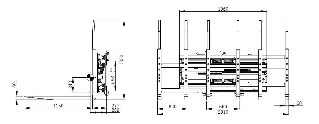 Triple Pallet Handler